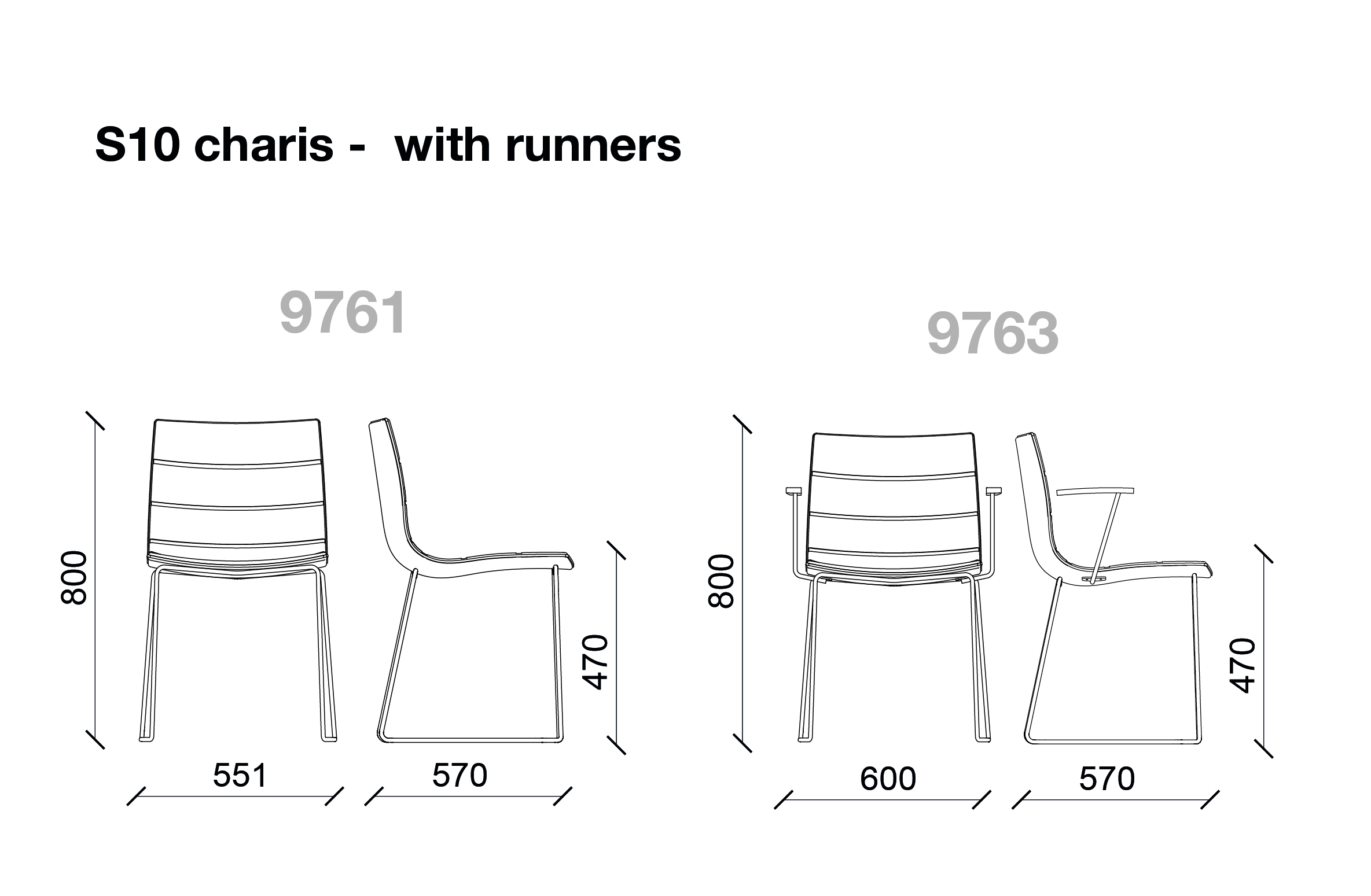 S10 chair | runners