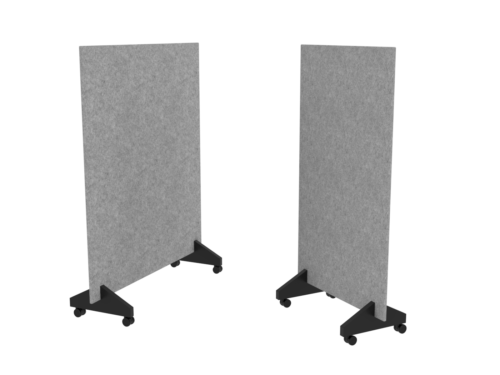 Cube Design - kontormøbler - gulvskærmvæg på hjul