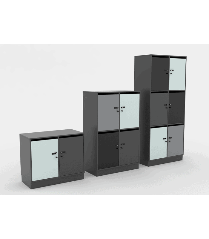 Cube Design - kontormøbler - lockers med brevindkast