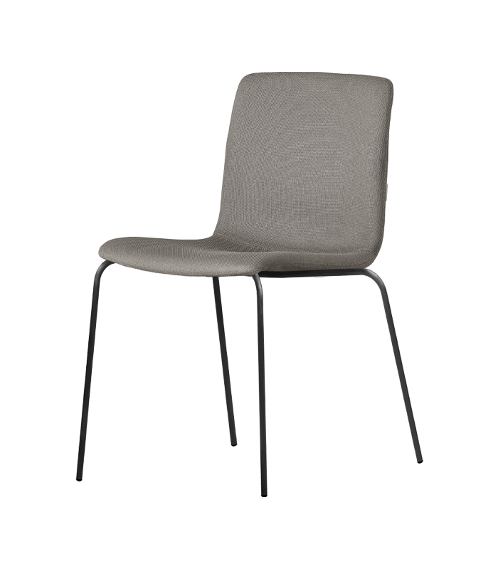 Cube Design - kontormøbler - konferencestol - s20 - stol på ben - sort stel - stabelbar stol