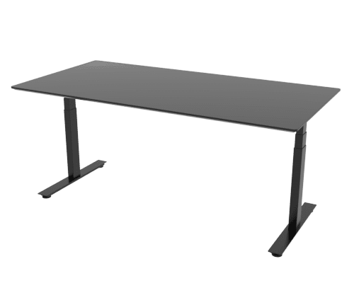 Cube Design - skriveborde med rektangulære bordplader fra UP serien.