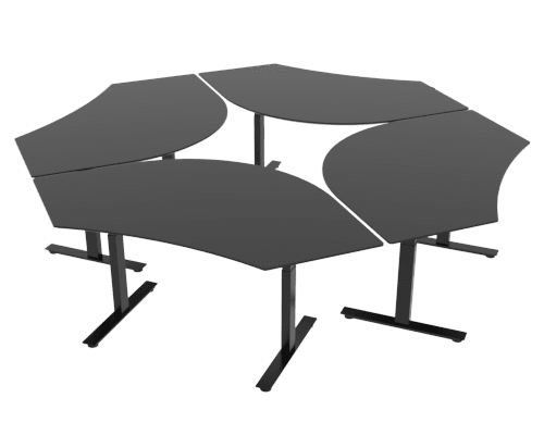 Cube Design - kontormøbler - skriveborde - klyngeborde - UP skrivebord