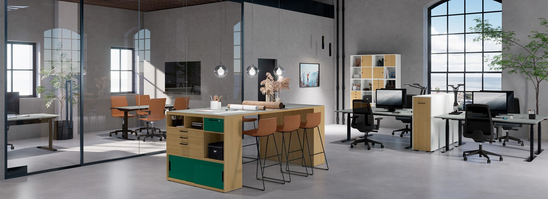 Cube Design - kontormøbler - inspiration med arkivø